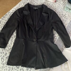 *FINAL CHANCE* BCX relaxed peplum blazer